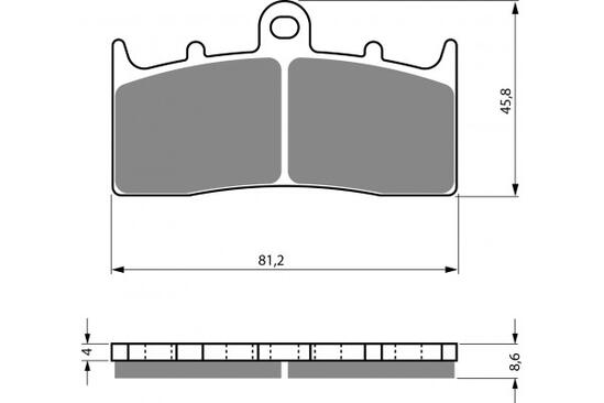 Накладки NEWFREN FD.0317 SCS